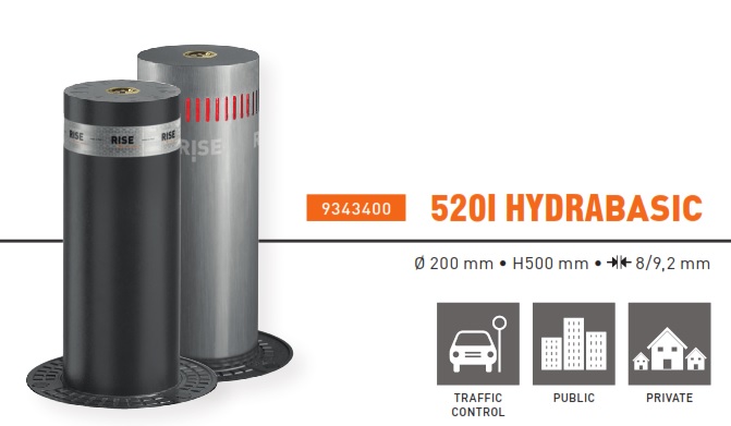 cot-chan-xe-bollard-tu-dong-ma-520i-hydrabasic-hang-rise-italia