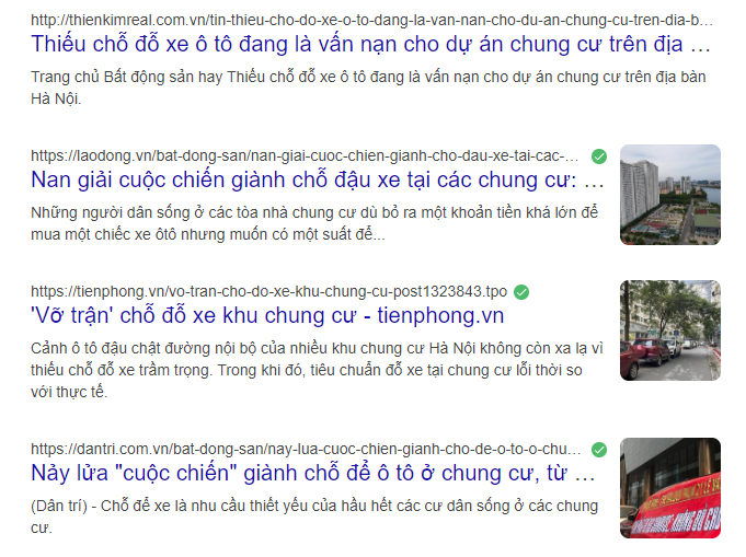 vấn nạn thiếu chỗ đỗ xe ô tô